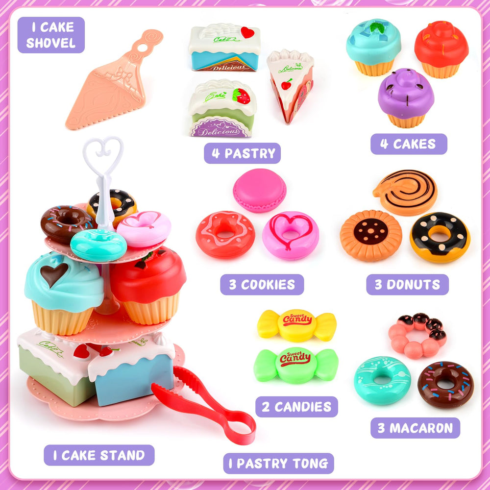 Minnot unicorn tea set plates for serving tiny snacks at celebrations or tea parties