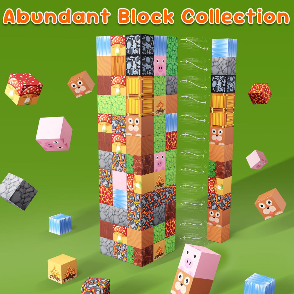 Minoskia magnetic blocks garden build set for creative projects