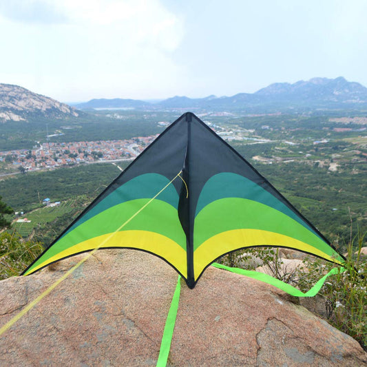Delta Kite shows three ribbons fluttering for stable flight and visuals