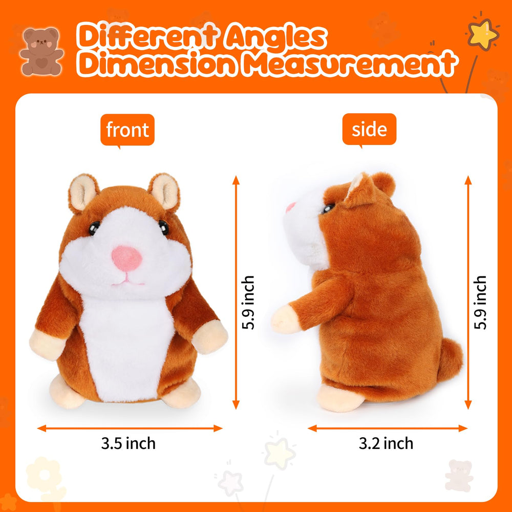Minureda talking hamster clear sound supports language practice for children