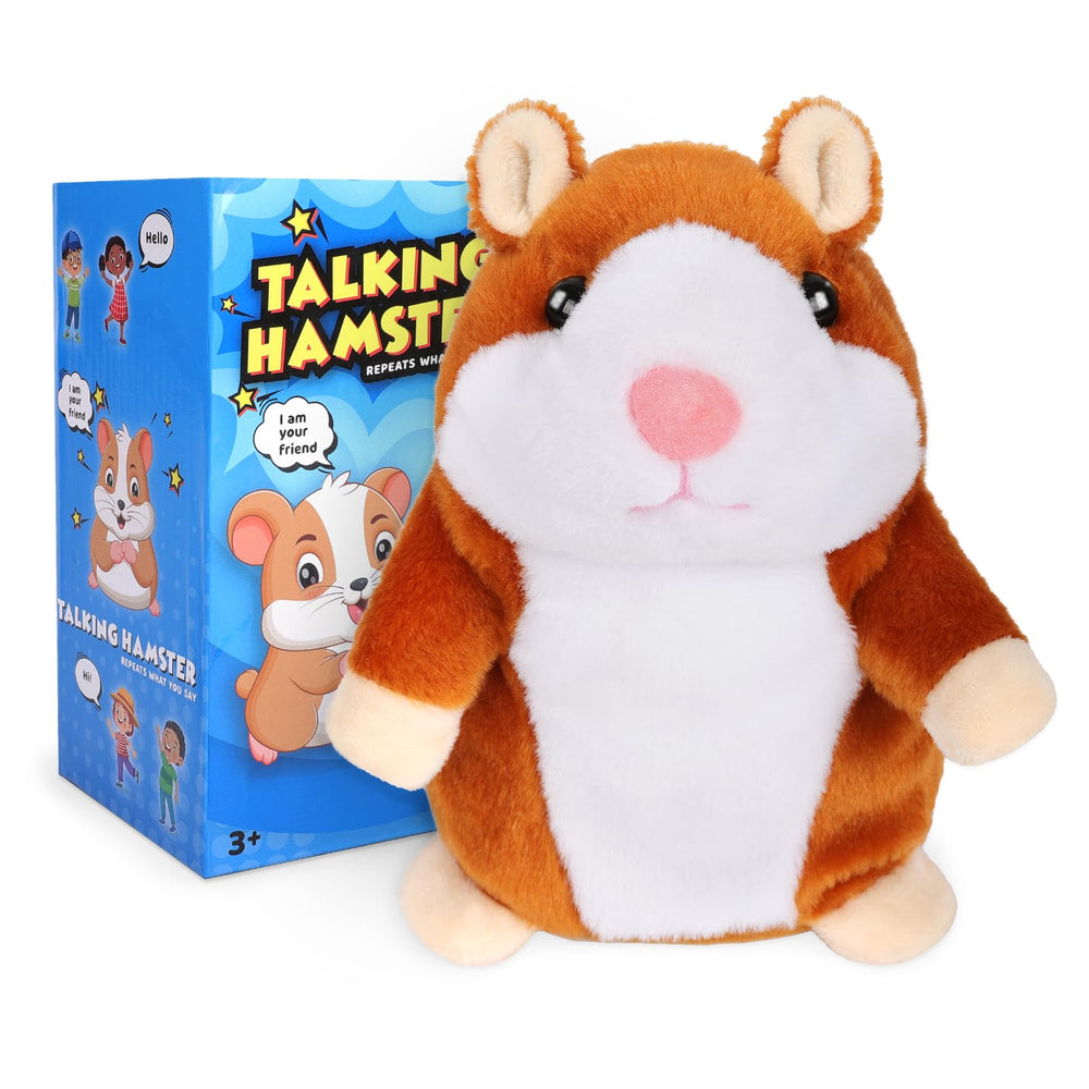 Minureda talking hamster with interactive play boosts verbal imitation for kids
