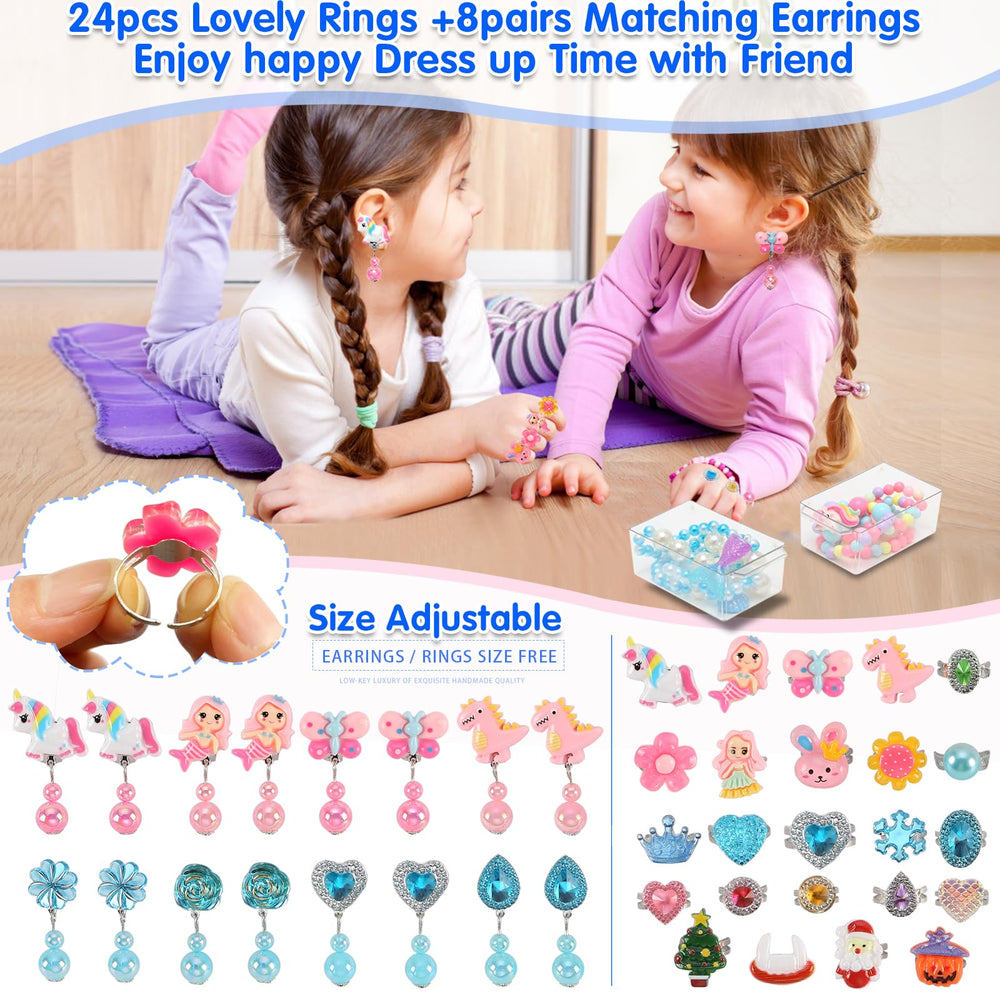 Mioram matching bracelets to complement outfits during pretend play.