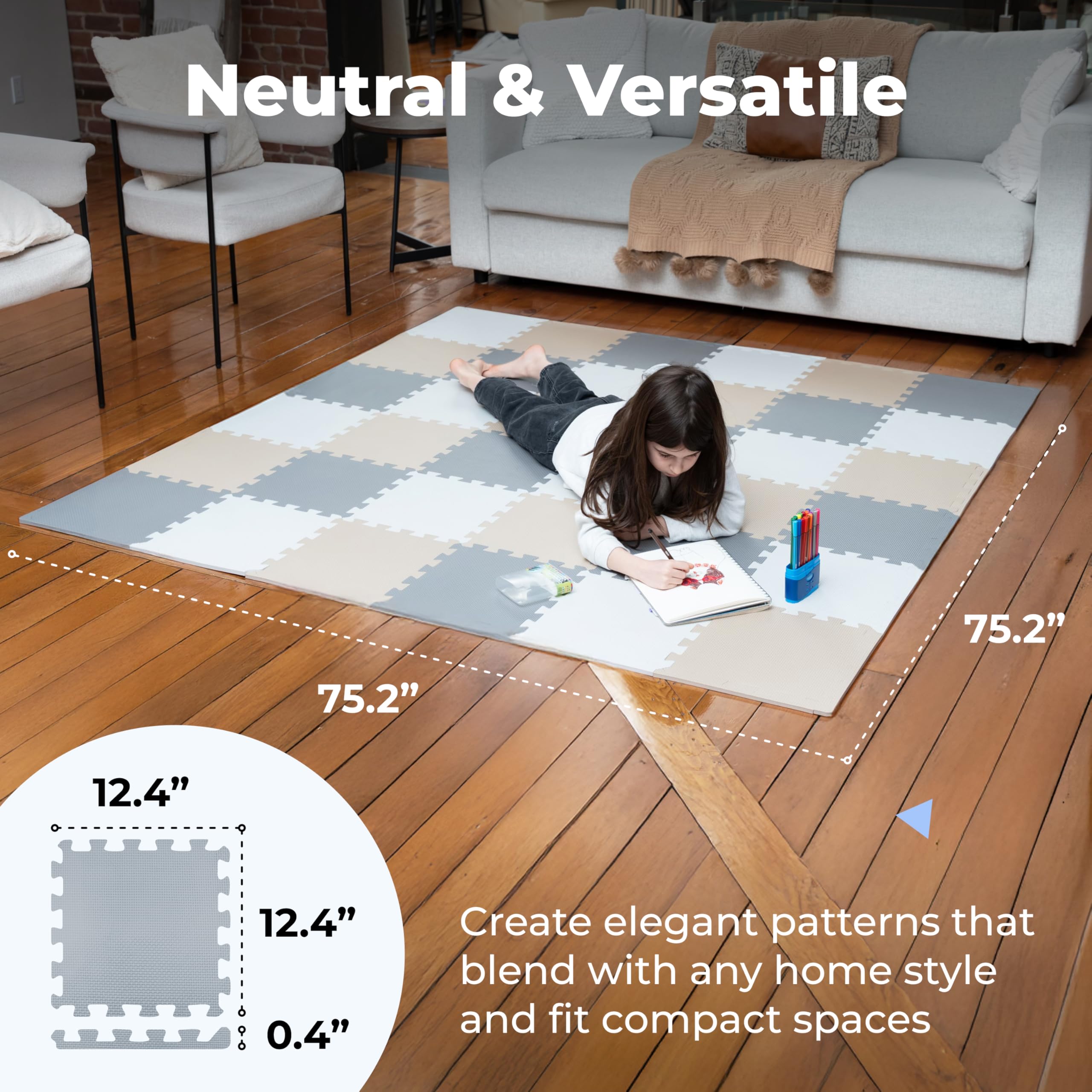MioTetto tiles can be assembled and rearranged to fit spaces.