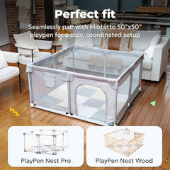 MioTetto easy-clean play mat in chic colors.