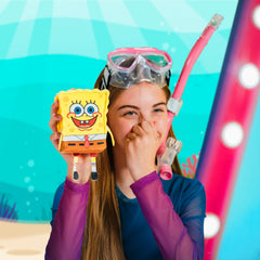 MiraBall SpongeBob Mystery memory foam plush expands to a cuddly size