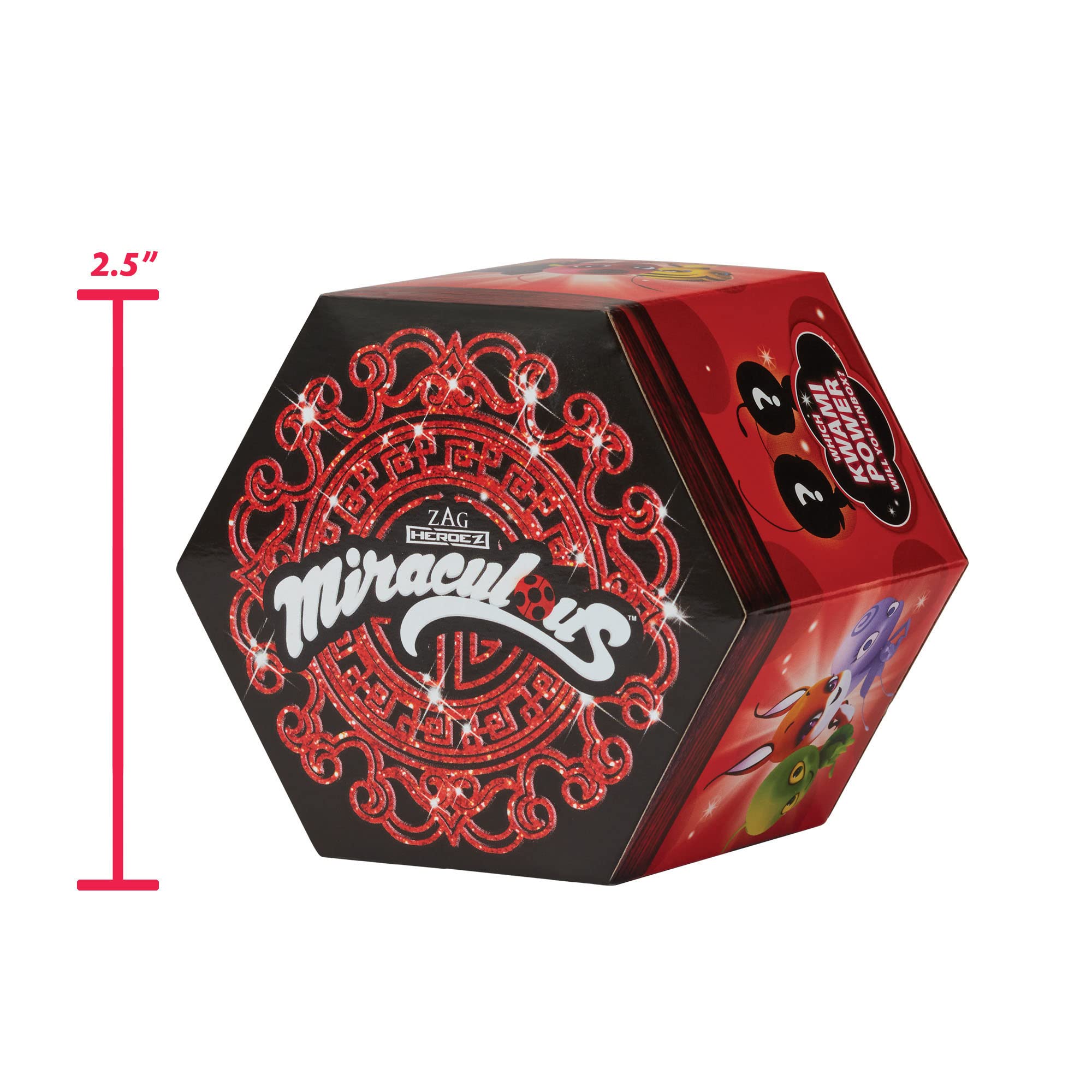 Collectible Miraculous Kwami figure from Zag Heroez line