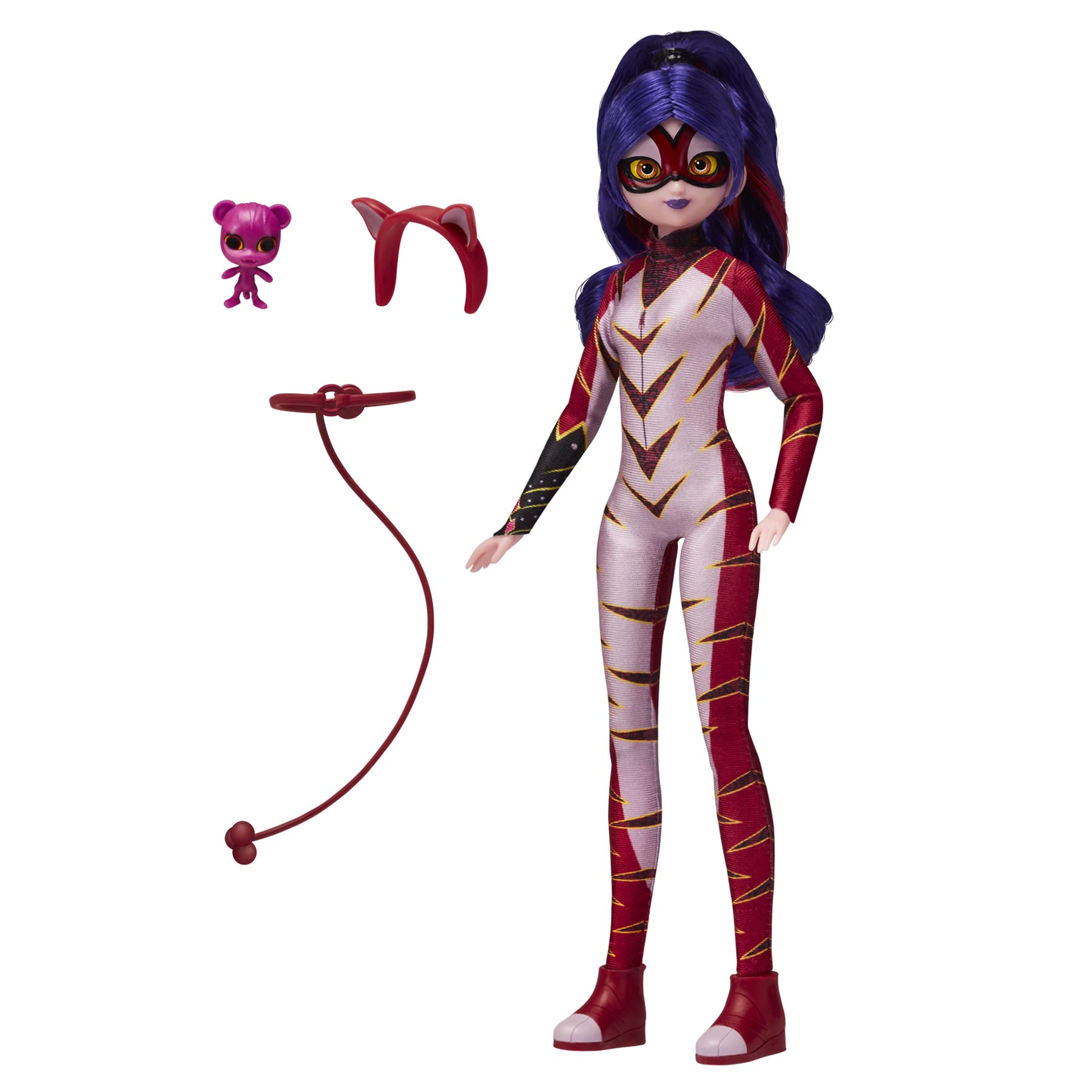 Miraculous doll with removable outfit and accessories for dress-up play.