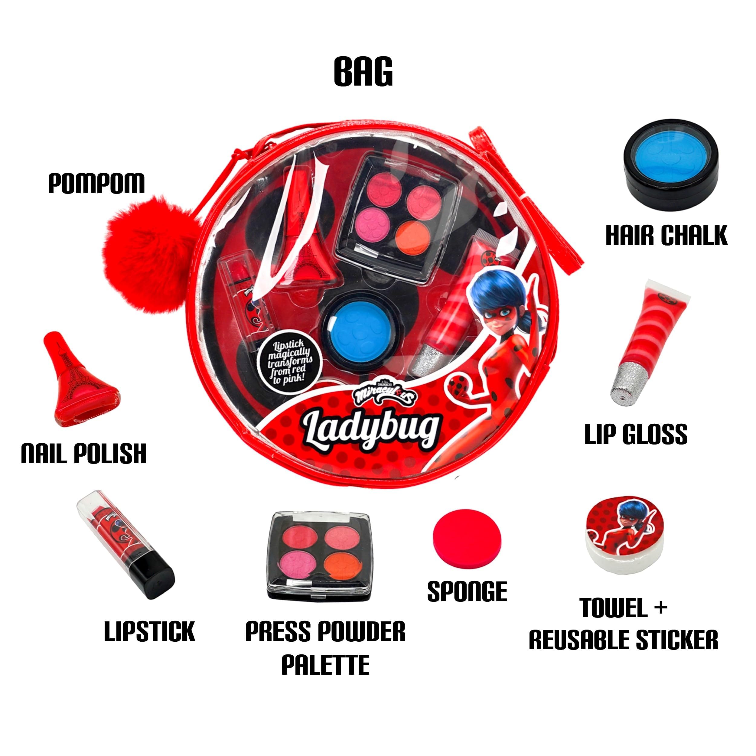 Miraculous Ladybug hair chalk-streak adds vibrant styling options for imaginative looks.
