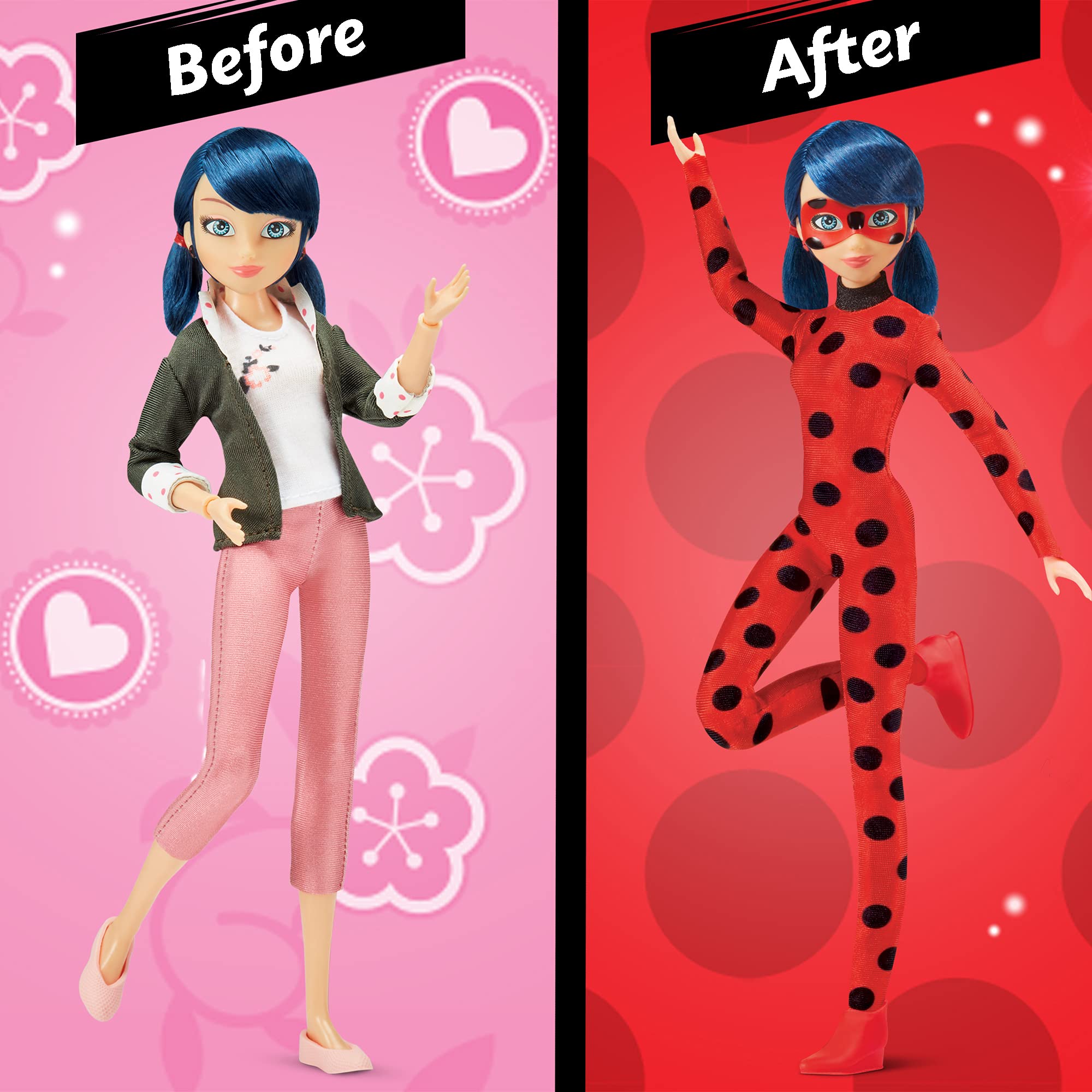 Miraculous Ladybug red booties complete the heroic look for dynamic play