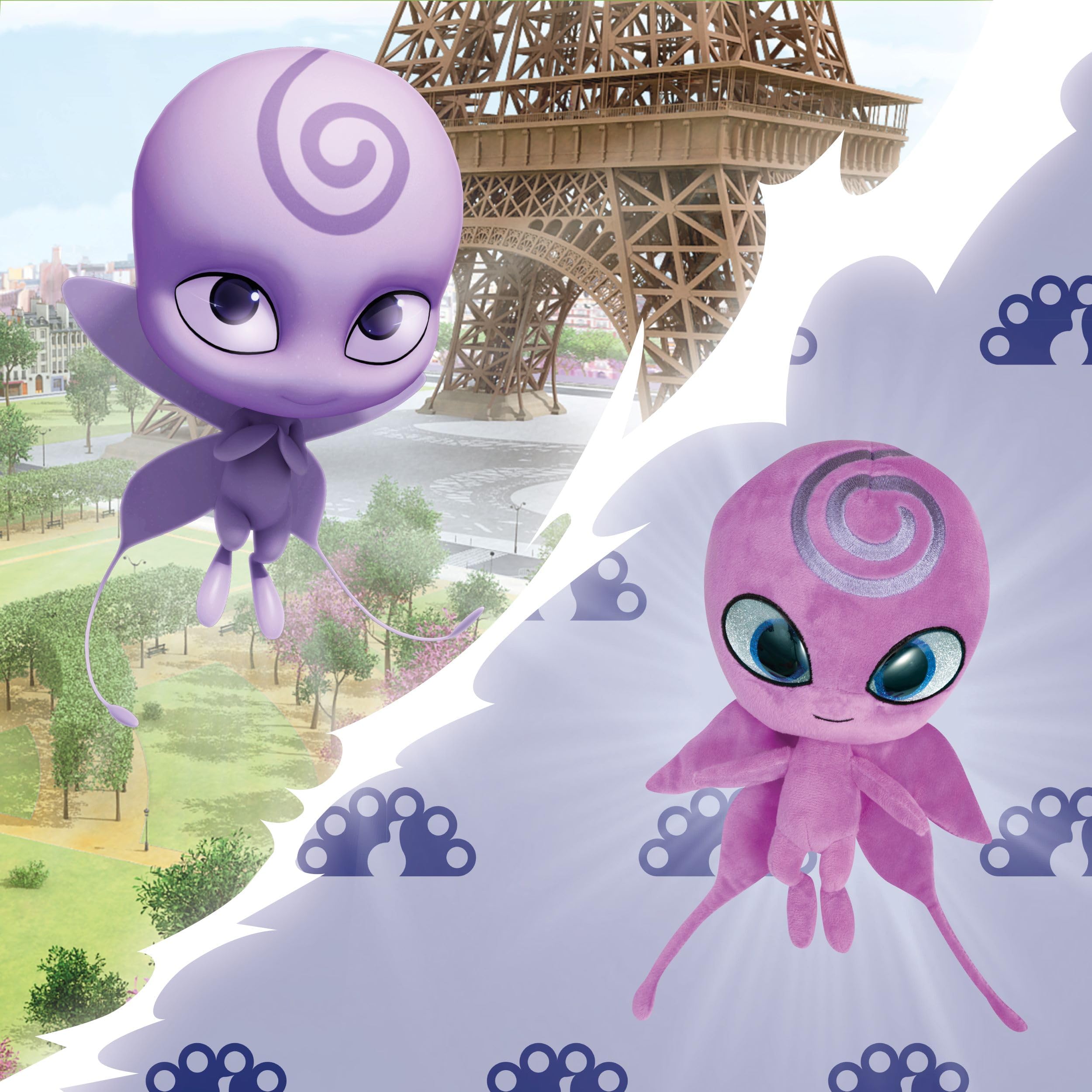 Hyper iconic 3D resin eyes highlight Nooroo's charm.