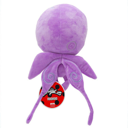 Miraculous Nooroo butterfly plush shows detailed stitching and durable construction.