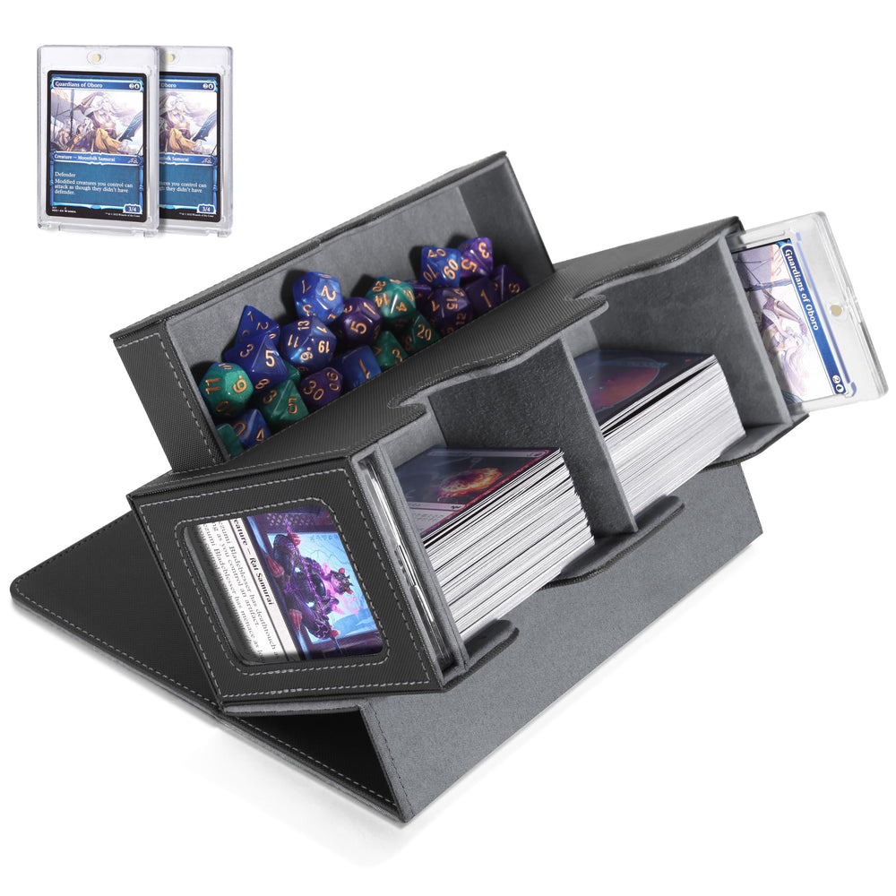 Miroddi MTG Deck Box commander display enables quick card identification during games.