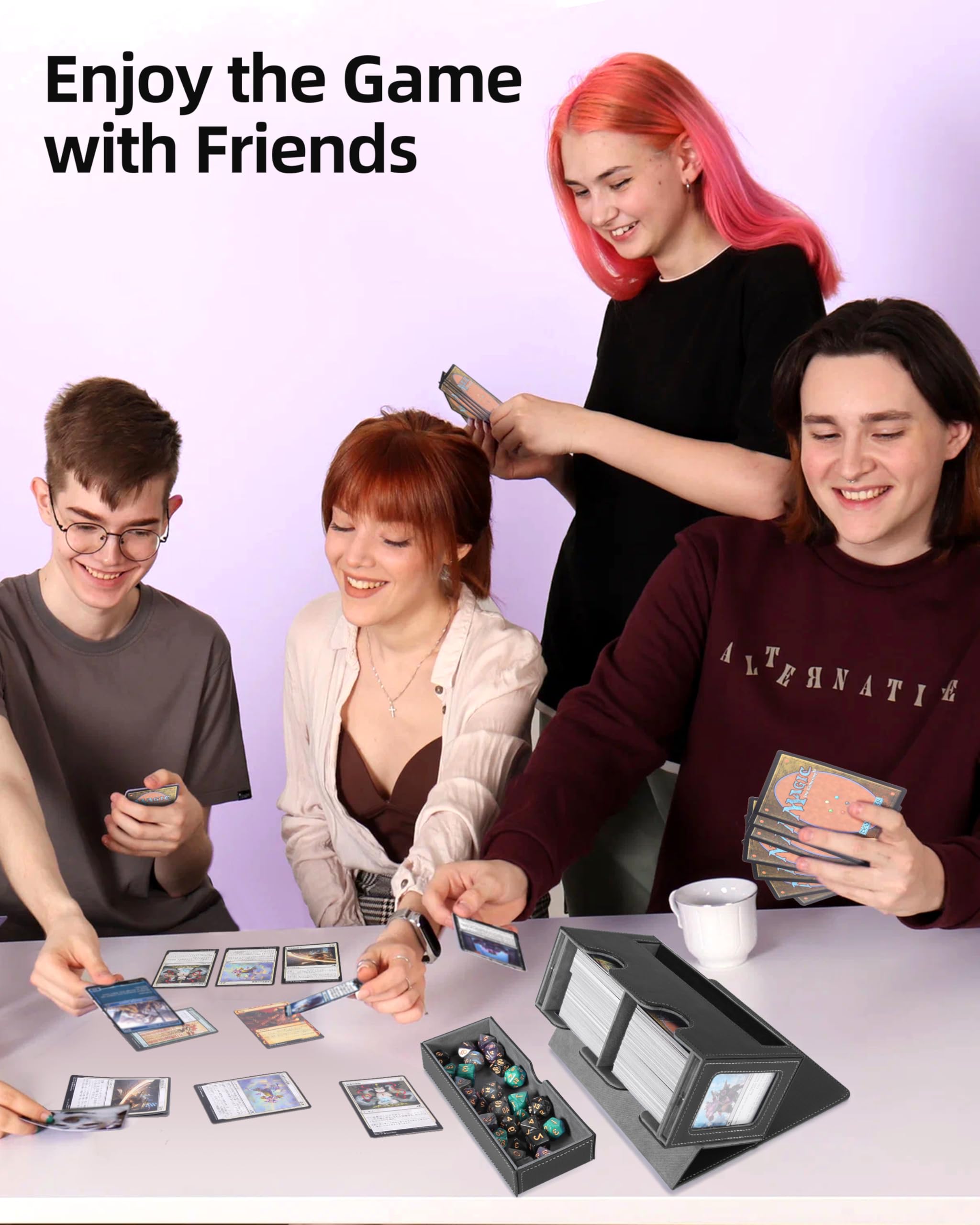 Miroddi compatibility supports MTG, Yu-Gi-Oh, Duel Masters, and more.
