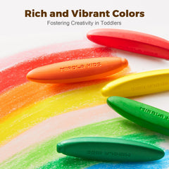 MIROLA KIDS unbreakable crayons endure drops during playtime.