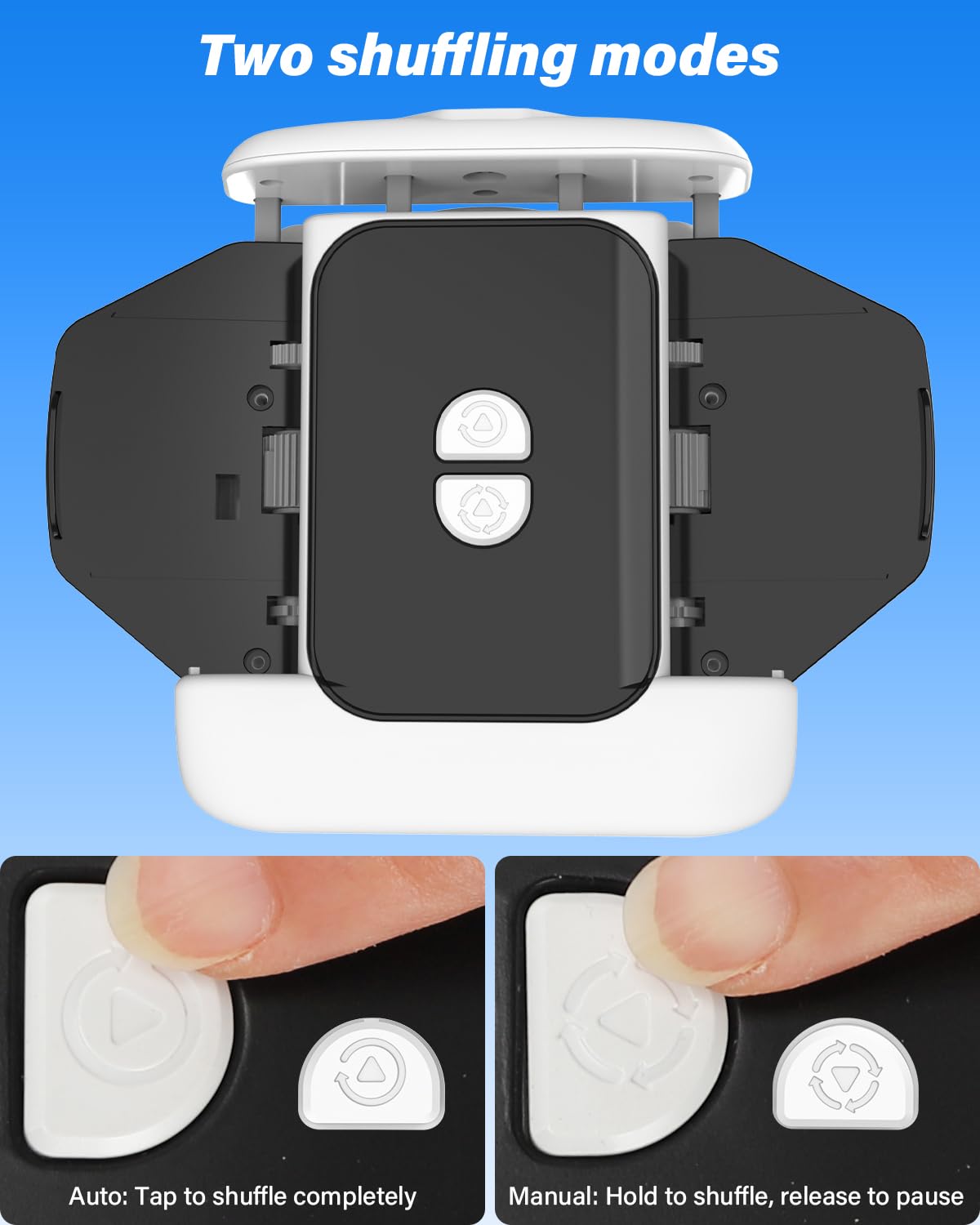 MISFANS Universal Card Fit supports Poker and Bridge cards securely.