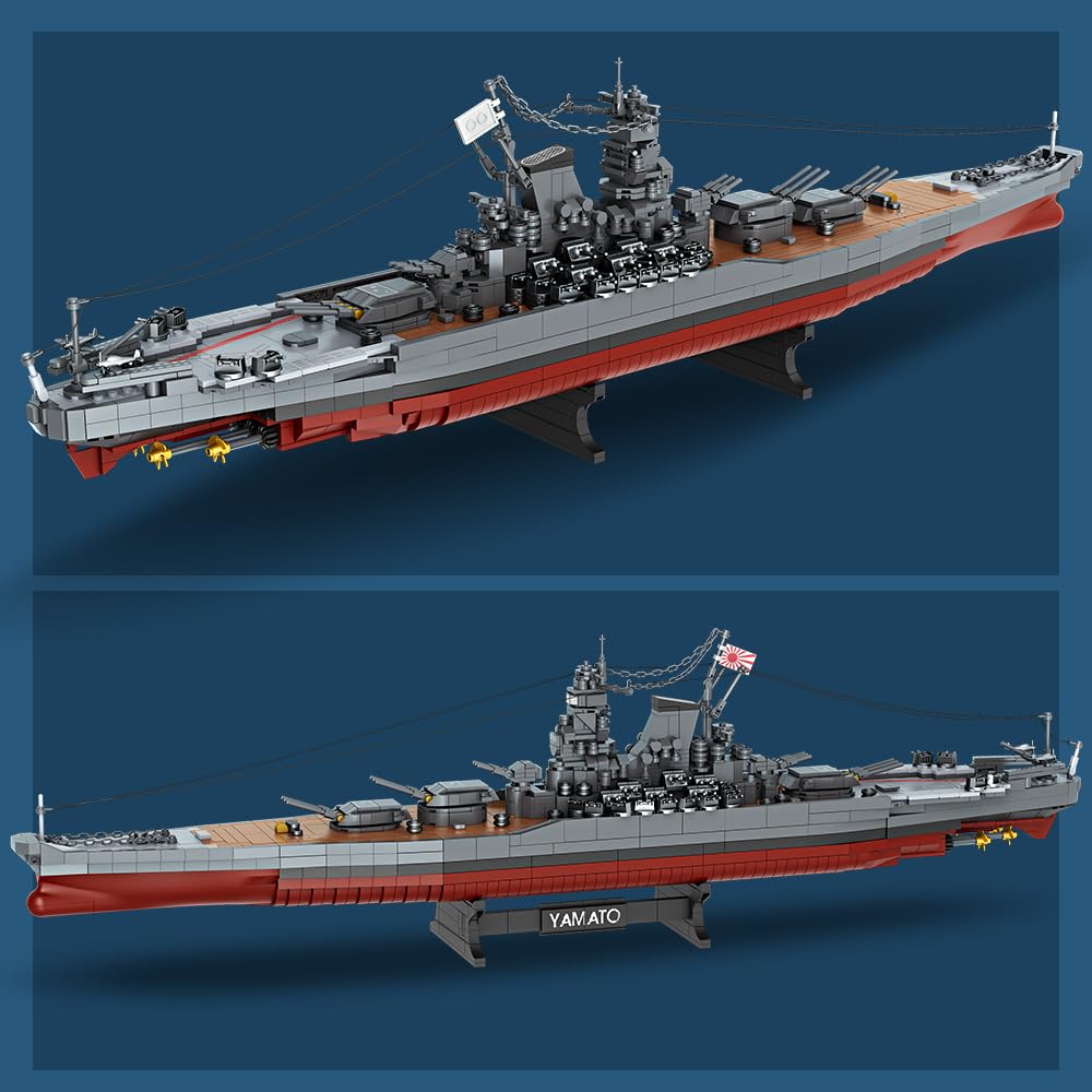 MISINI M7001 Yamato close-up parts showcase precision