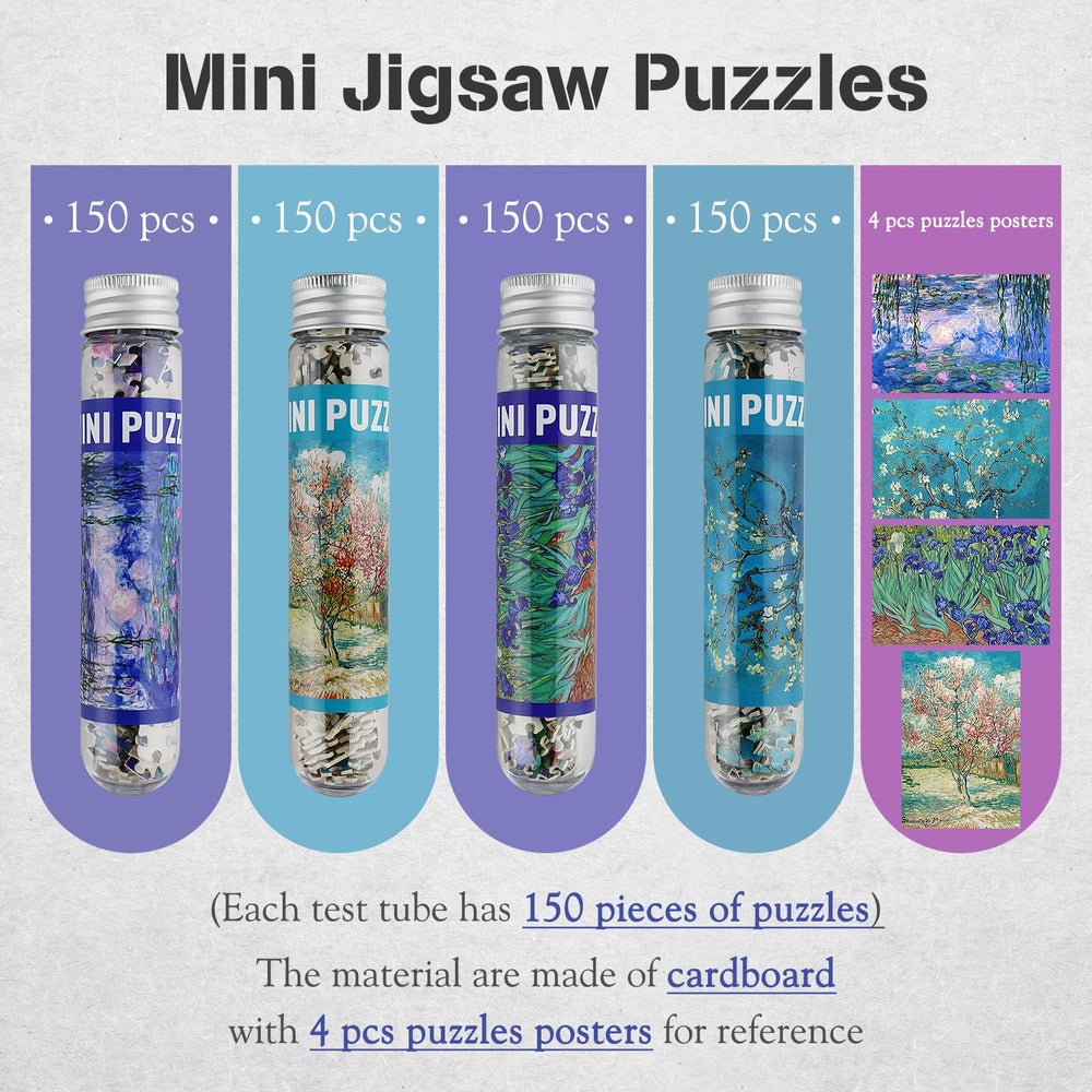 MISITU micro puzzle 150 pieces with 6x4 inch finish is compact and engaging