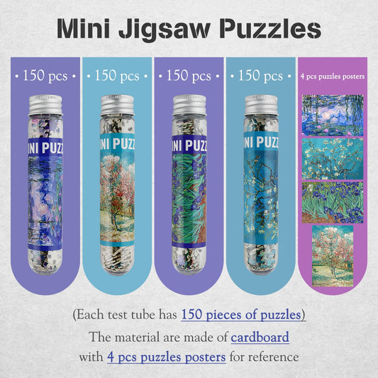 MISITU micro puzzle 150 pieces with 6x4 inch finish is compact and engaging