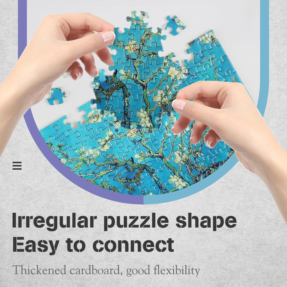 MISITU puzzle backside postcard design invites personal messages for gifting