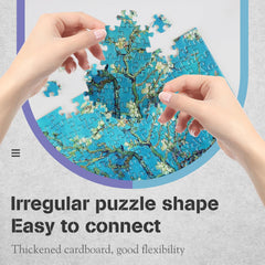 MISITU puzzle backside postcard design invites personal messages for gifting