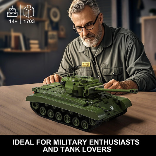 MISTBUY M26 Pershing tank model detail highlighting interior engine realism.