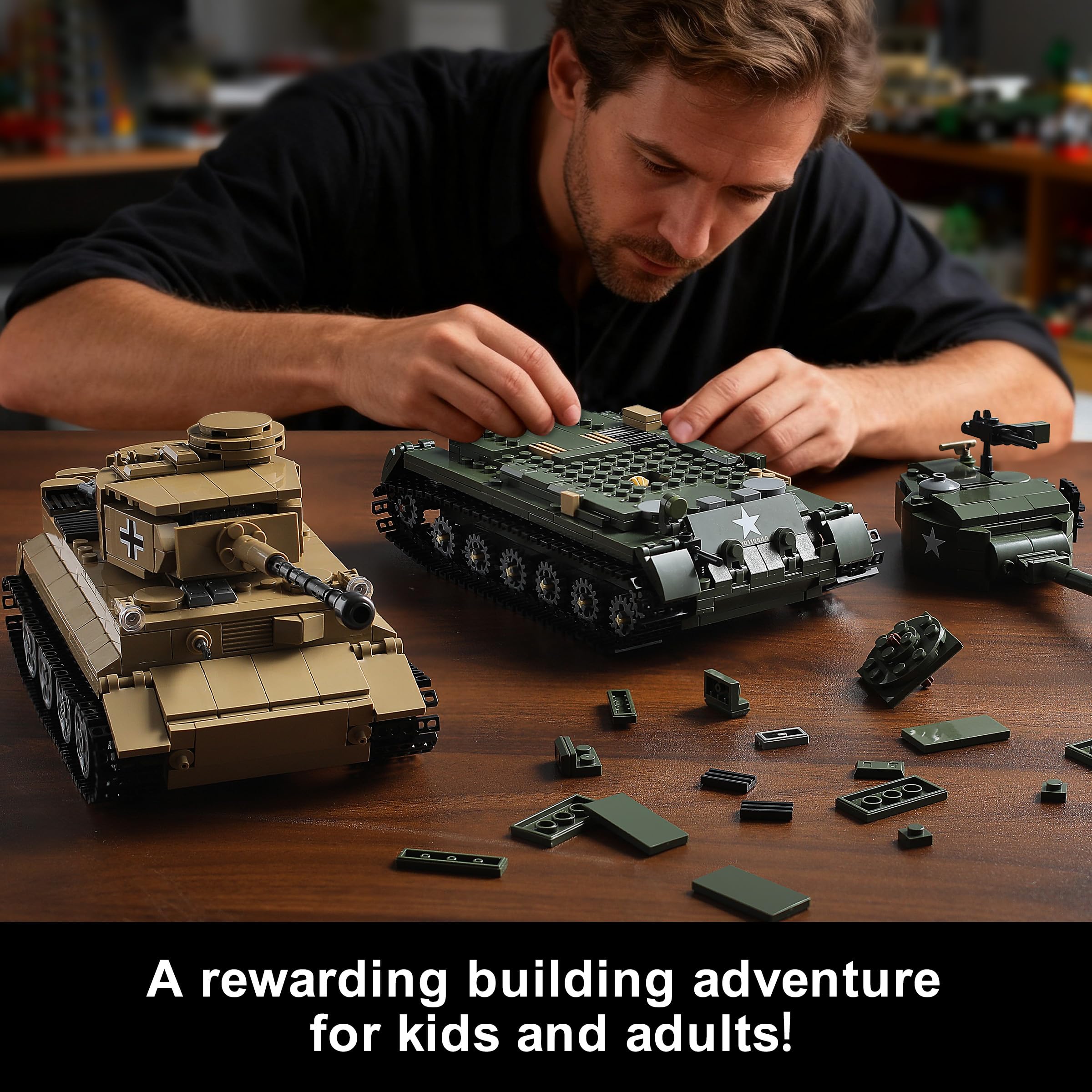 Mistbuy M26 Pershing tank model detailed prints.