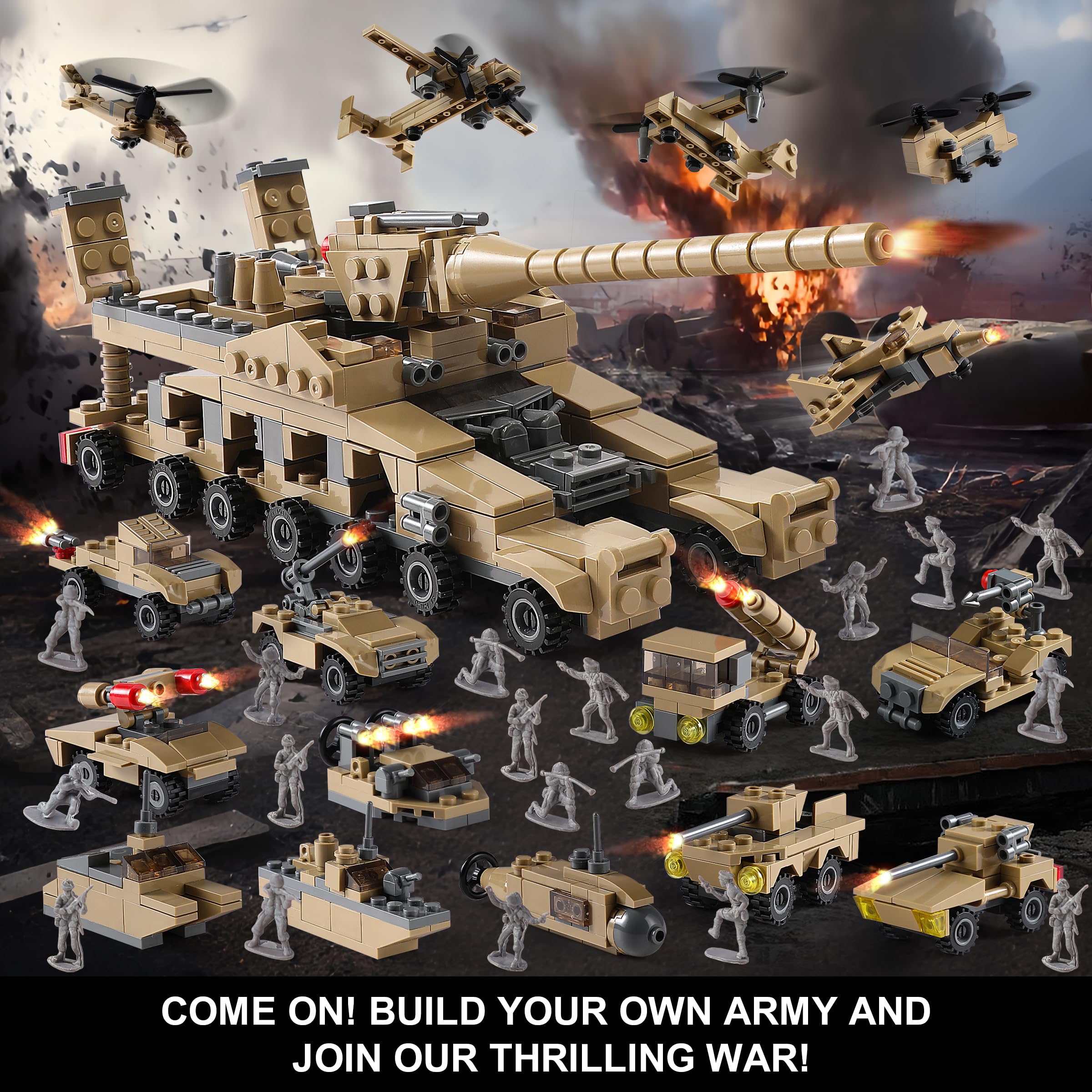 MISTBUY movable missile launcher adds adjustable action to each build.
