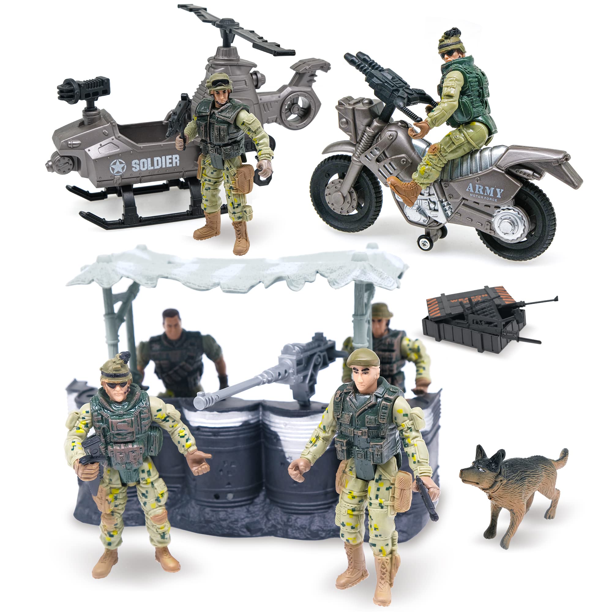 MISTBUY off-road motorcycle adds fast action to missions.
