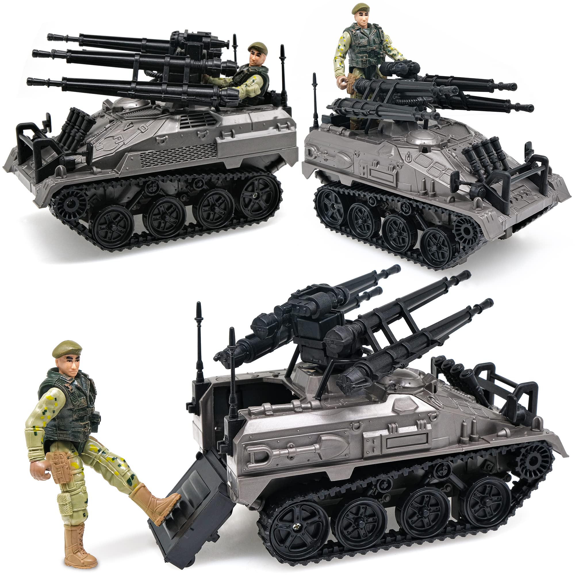 MISTBUY off-road truck joins the army playset for rugged outdoor adventures.