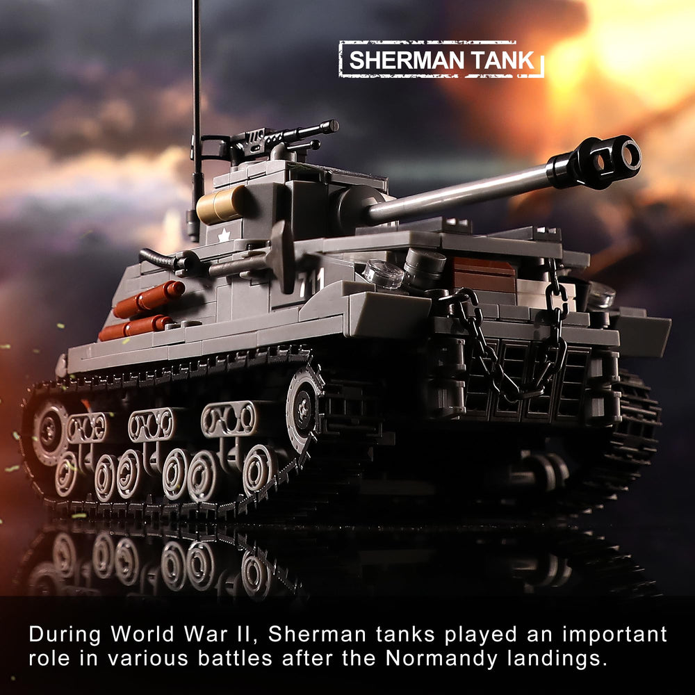 MISTBUY WW2 tank duel scene showing two tanks in action