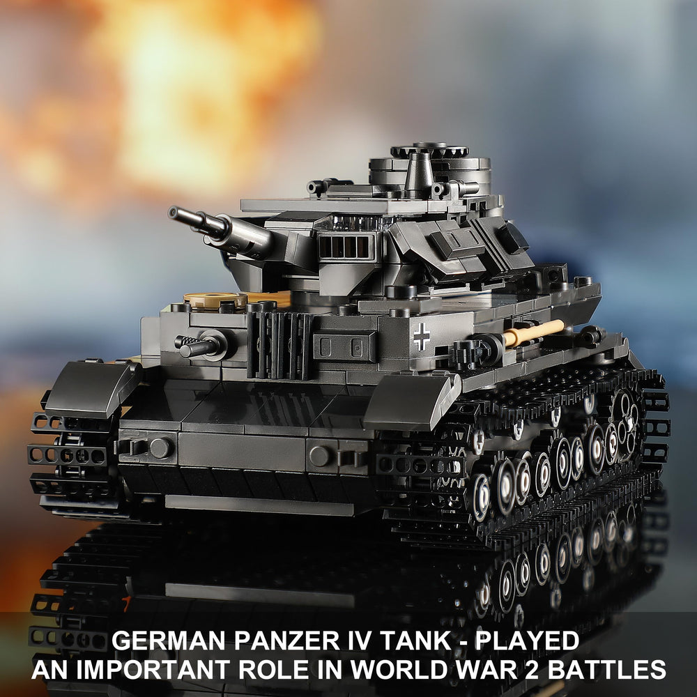 MISTBUY WW2 movable tracks demonstrate authentic tank maneuverability.