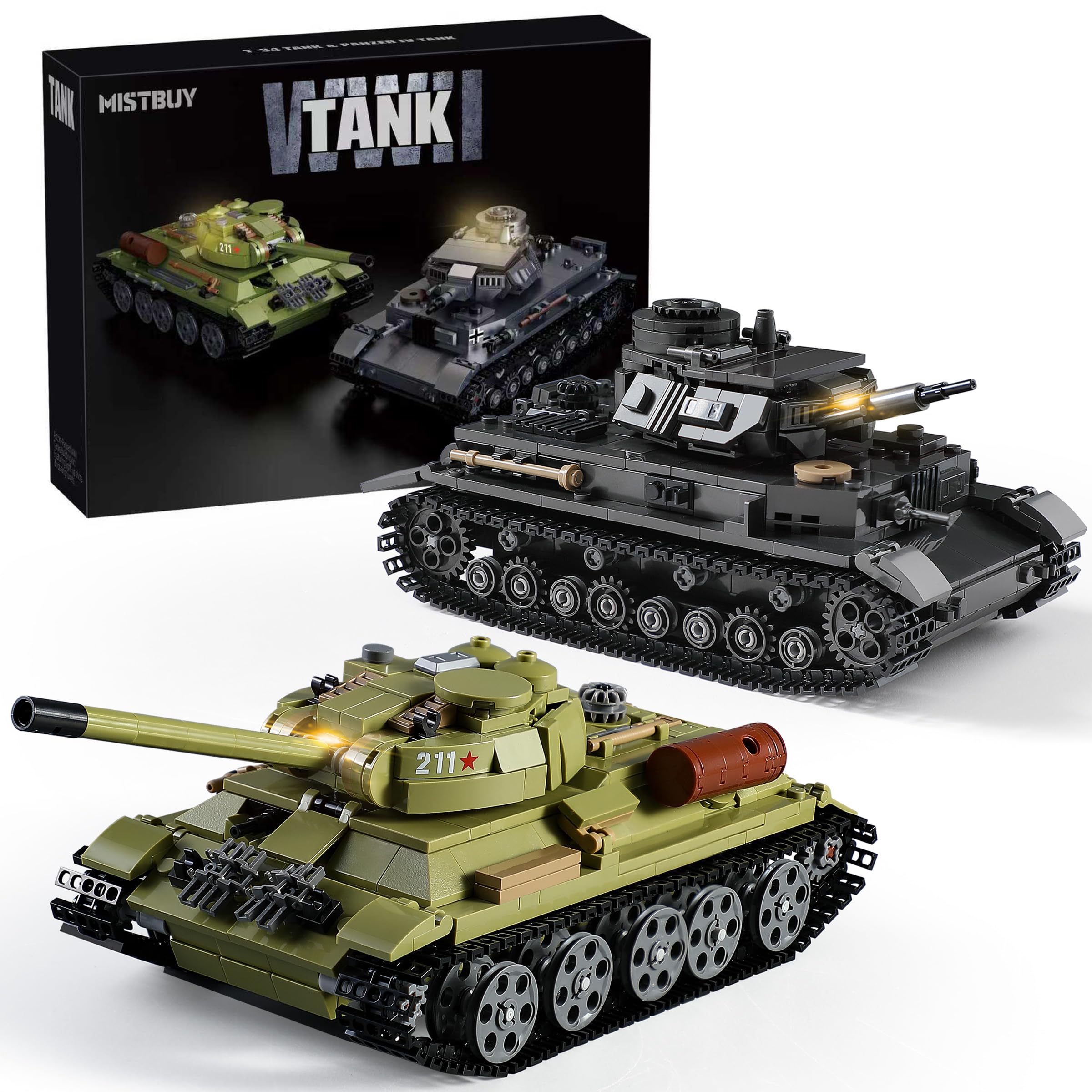 MISTBUY WW2 Panzer IV tank model ready for display and collection.