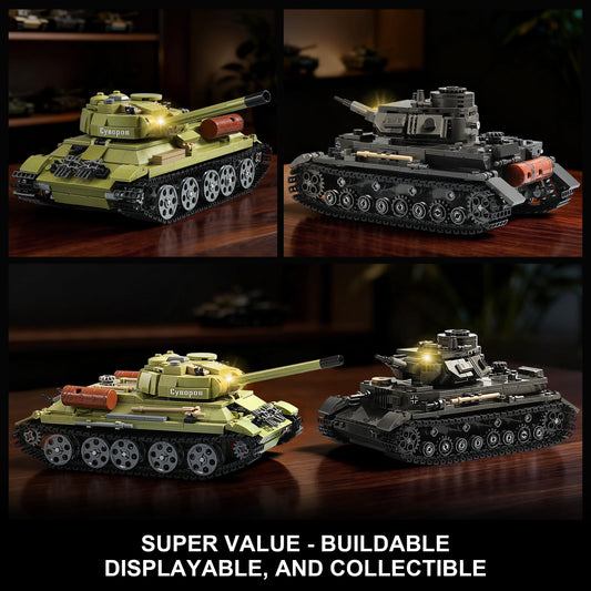 MISTBUY WW2 T-34 tank model ready for display and history-inspired setup.