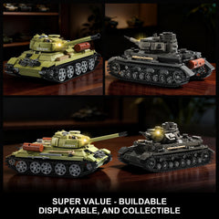MISTBUY WW2 T-34 tank model ready for display and history-inspired setup.