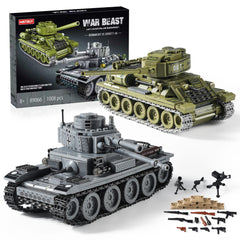 Mistbuy WW2 T-34 battle model for immersive play and display