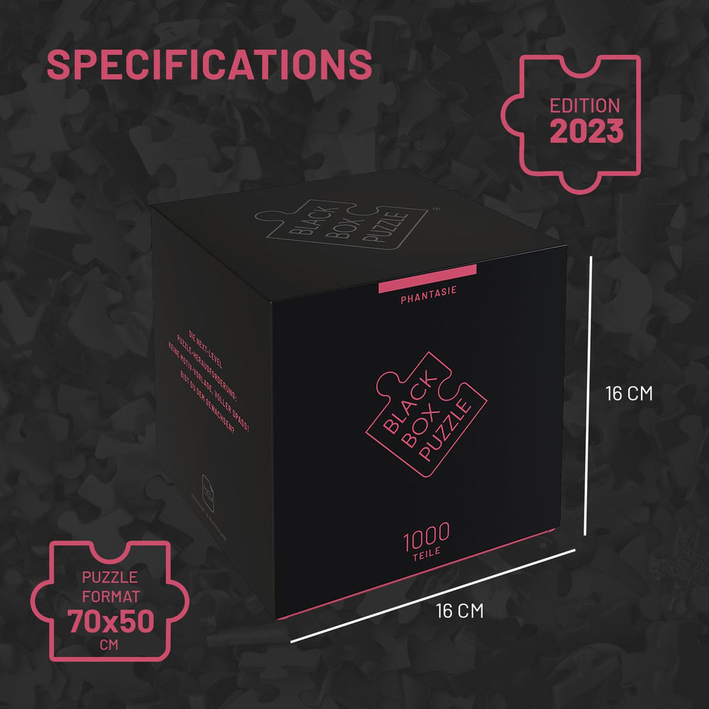 Misu Games Black Box Puzzle open-box setup shows premium packaging and pieces