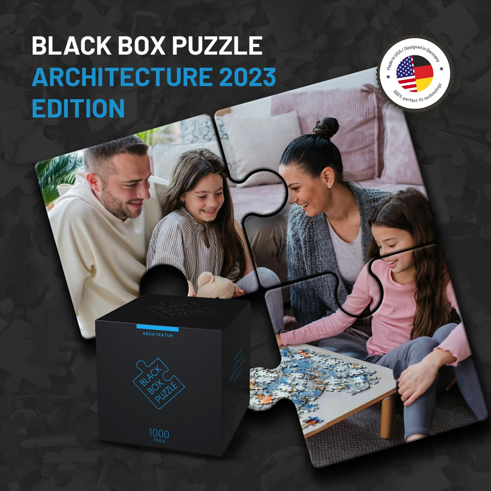 Misu Games puzzle without template, 1000 pieces, architecture scene.