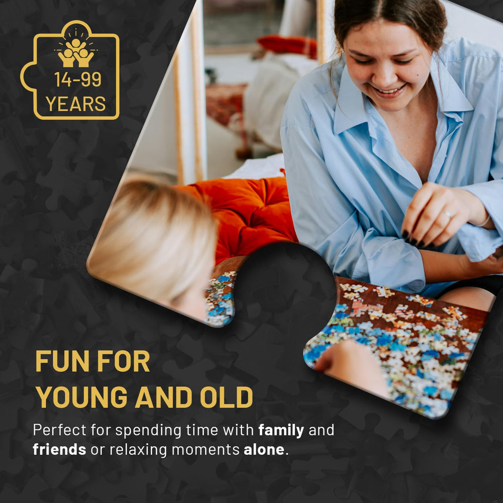 Misu Games 1000-piece challenge invites focused problem solving.