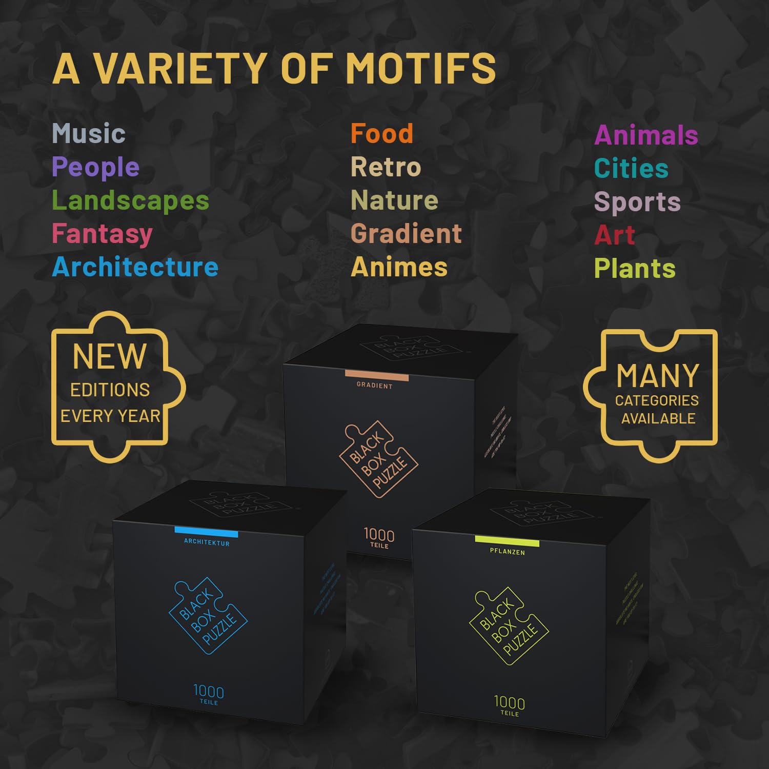 Misu Games German design, US-made quality ensure satisfying piece fit.
