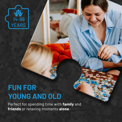 Misu Games 20x27 size puzzle ready for a calm evening.