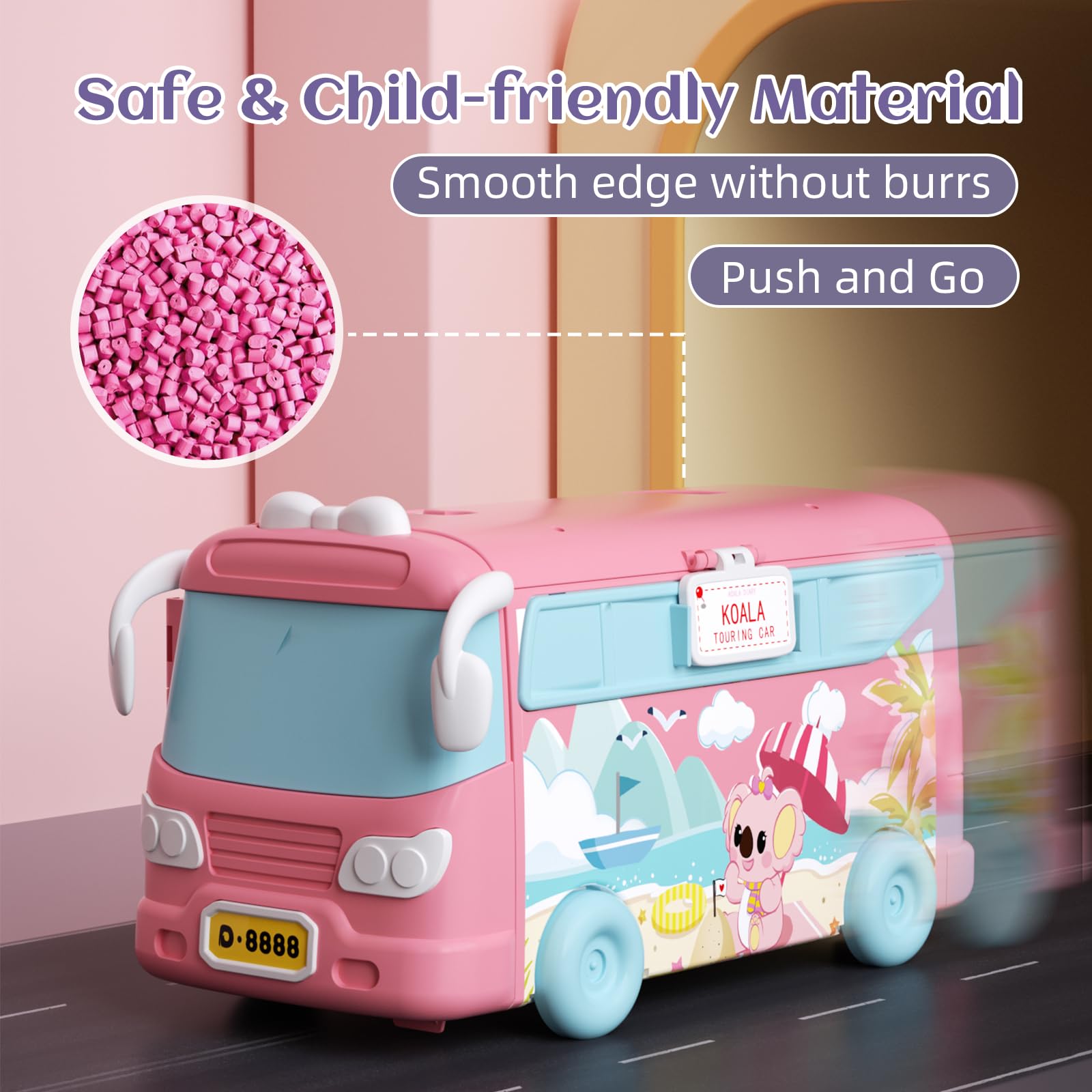 MITCIEN 180-degree open caravan for accessible, interactive play