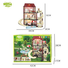 MITCIEN Dollhouse Kit Animal Figures bring Bunny, Bear, Koala to life.