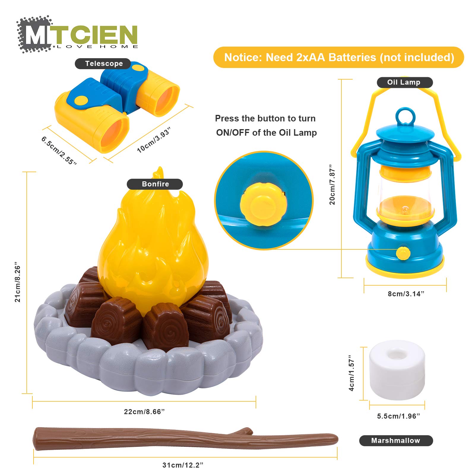 MITCIEN toy binoculars close-up—exploration tool for curious kids