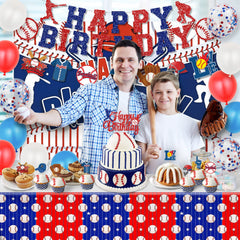 Miucat baseball cake topper adds a focal point for birthday desserts