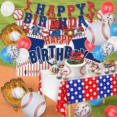 Miucat baseball foil balloons add shiny accents and festive atmosphere