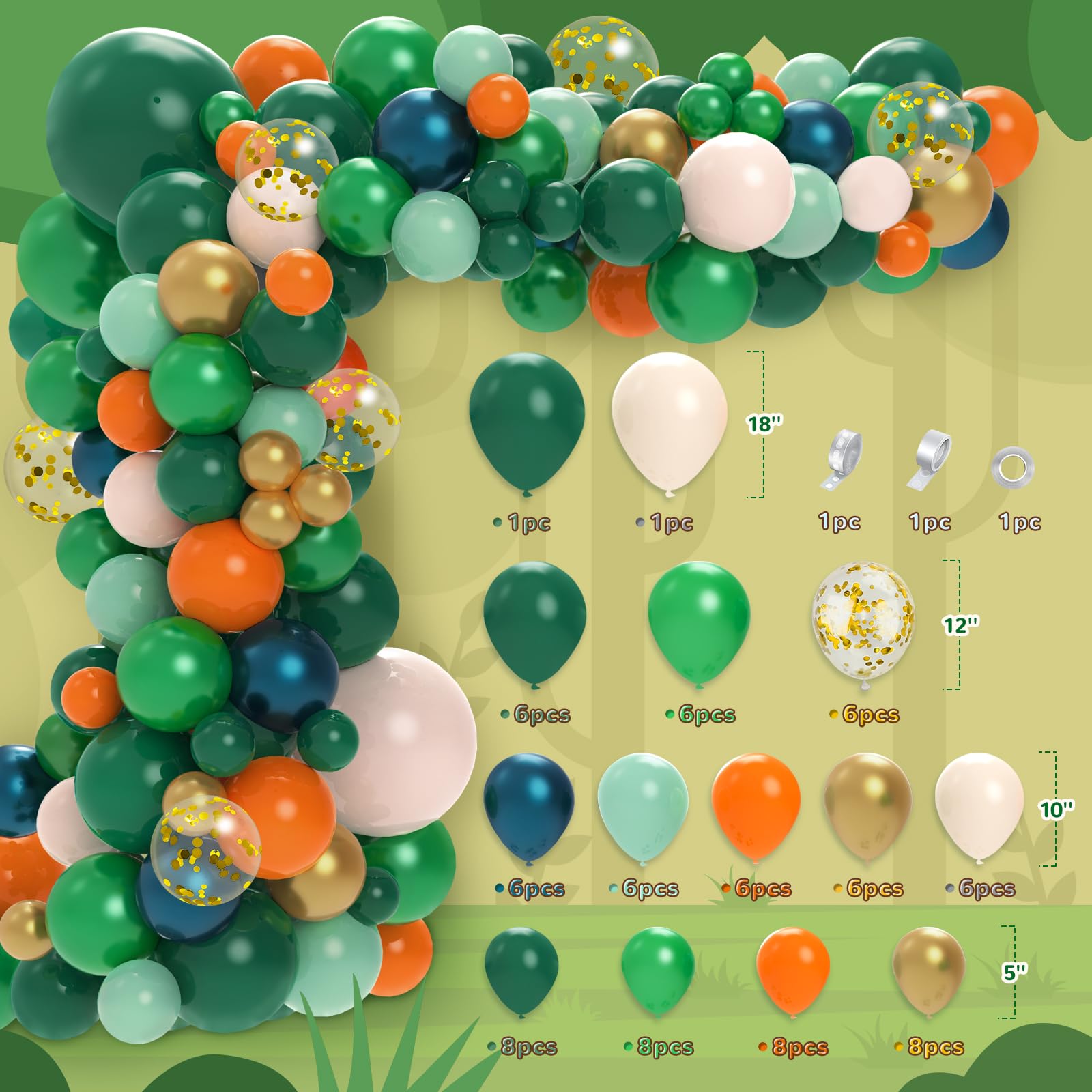 Miucat large dinosaur balloons as bold focal points in party decor.