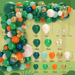 Miucat large dinosaur balloons as bold focal points in party decor.