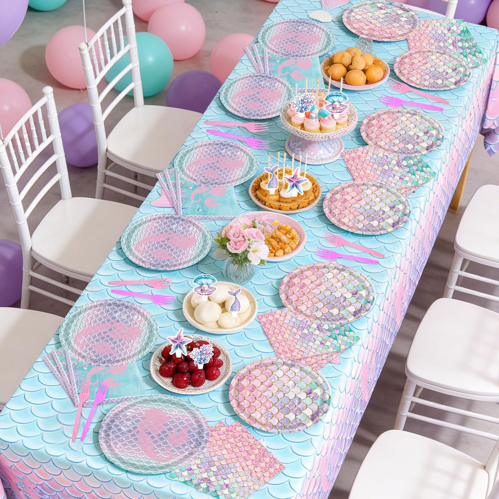 Miucat mermaid cups for mess-free drinks during celebrations