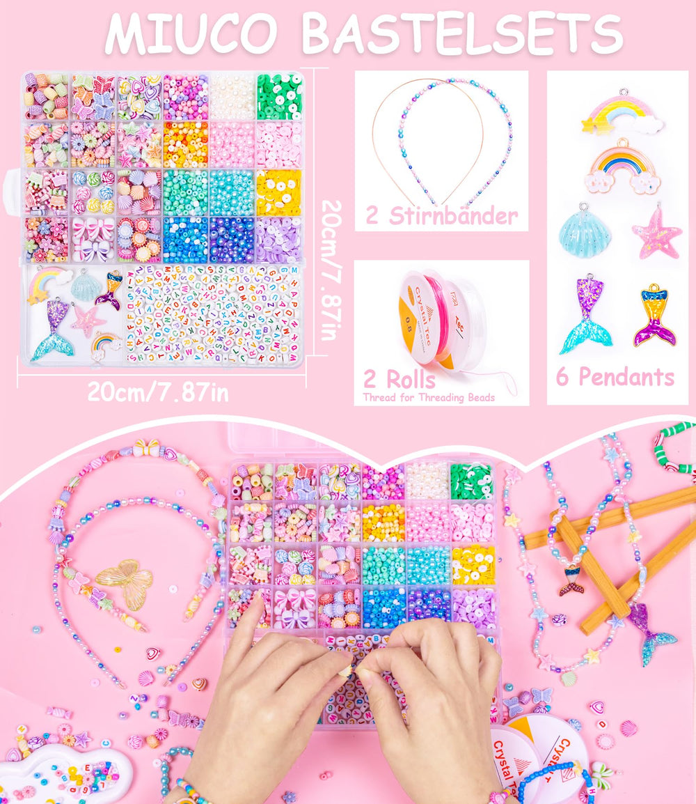MiuCo bracelet kit charms display for personalized kid-friendly bracelets