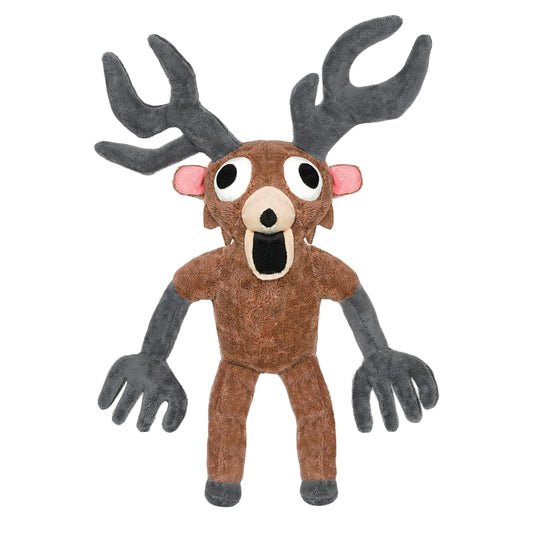 Miuitwu 99 Nights plush deer monster face close-up for cuddling joy.